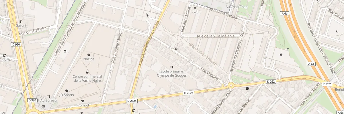 Plan du 14 Rue Voltaire à Arcueil