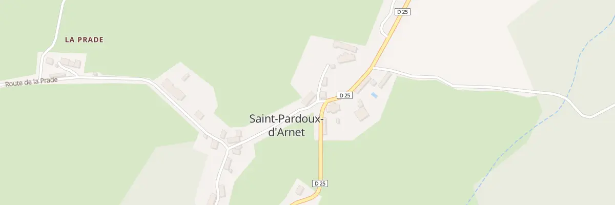 Plan du 1 Che des Écoliers à Saint-Pardoux-d’Arnet