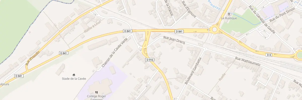 Plan du 7 Rue Roger Salengro à Saint-Pol-sur-Ternoise