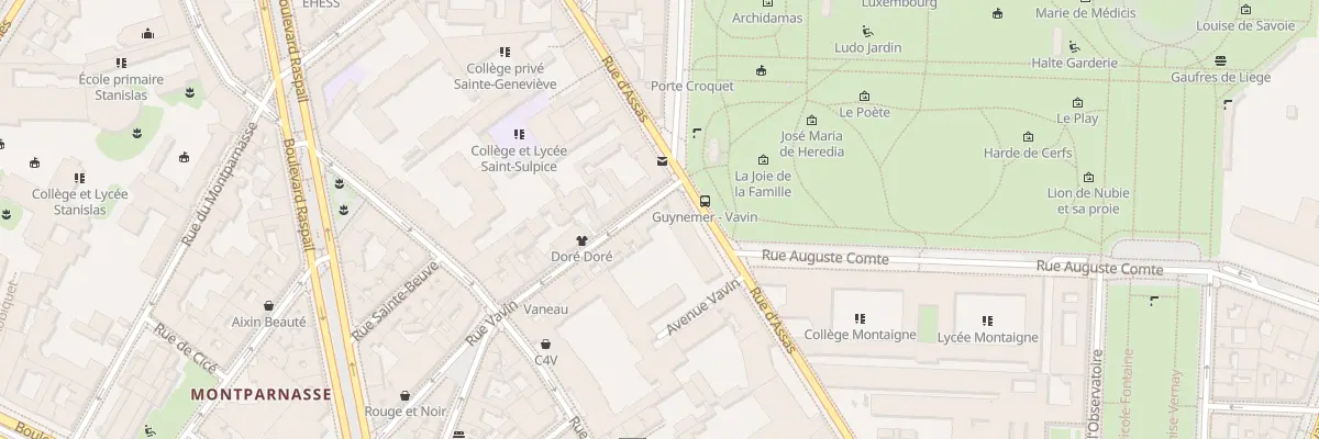 Plan du 78 Rue d’Assas à Paris 6e Arrondissement