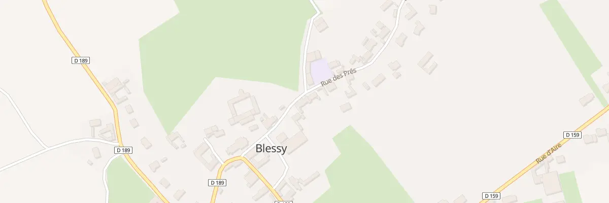 Plan du 100 Rue des Prés à Blessy