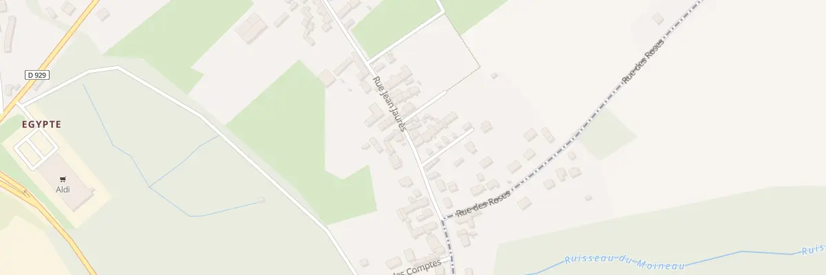 Plan du 447 Rue Jean Jaurès à Angy