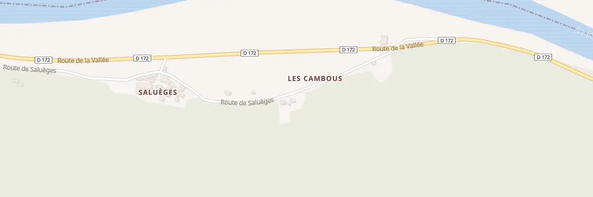 Plan du 9 Rte de Saluege à Ambialet