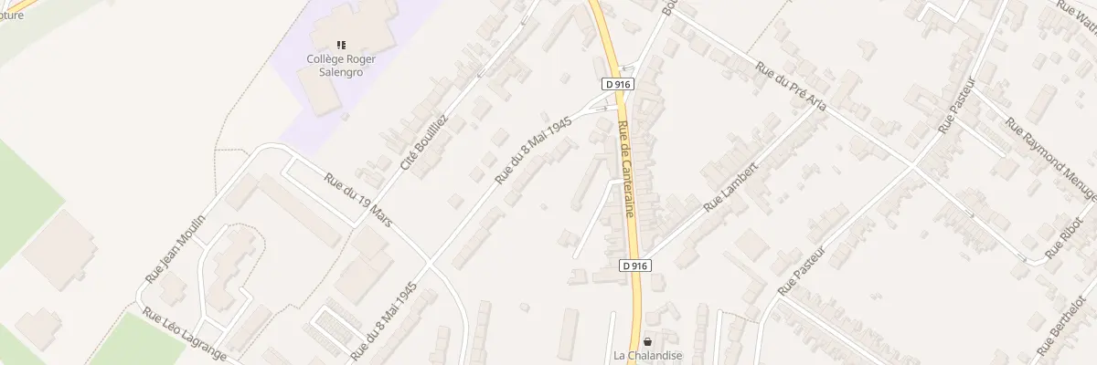 Plan du 7 Rue du Huit Mai à Saint-Pol-sur-Ternoise