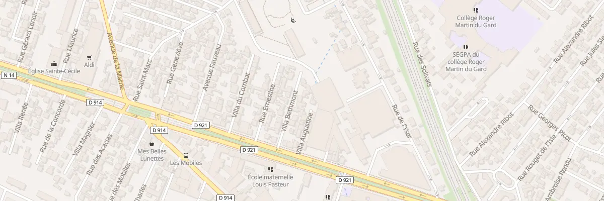 Plan du 16 Vla Bethmont à Épinay-sur-Seine