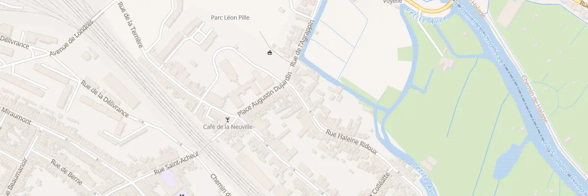 Plan du 6 Rue Haleine Ridoux à Amiens
