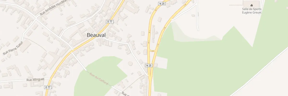 Plan du 18 Rte Nationale à Beauval