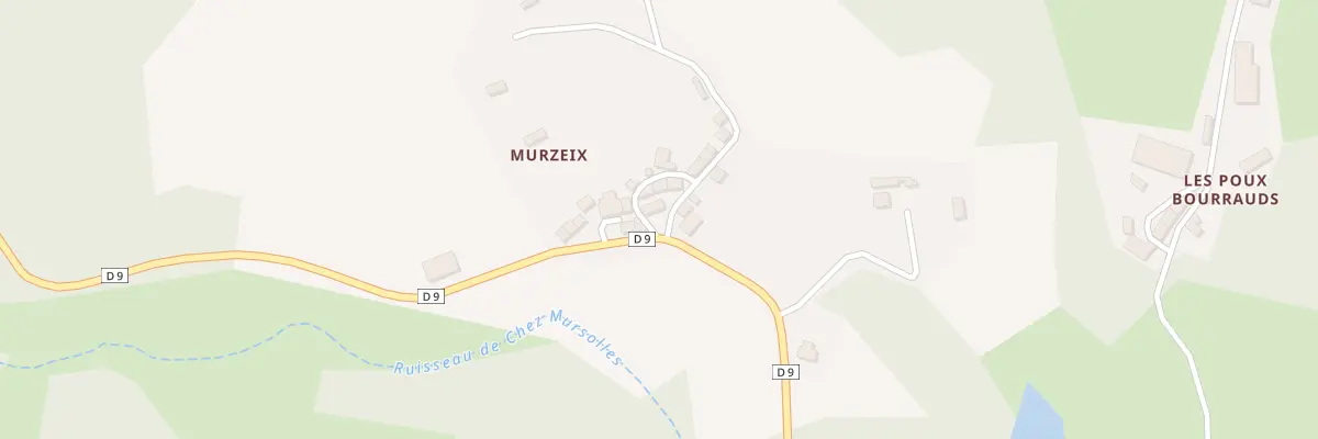 Plan du 3 Murzeix à La Villetelle