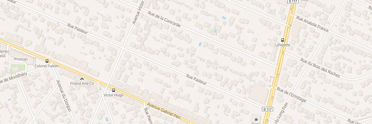 Plan du 163 Rue Pasteur à Sainte-Geneviève-des-Bois