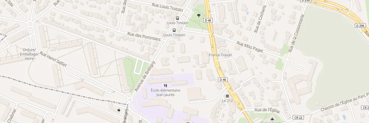 Plan du 196 Rte de Corbeil à Sainte-Geneviève-des-Bois