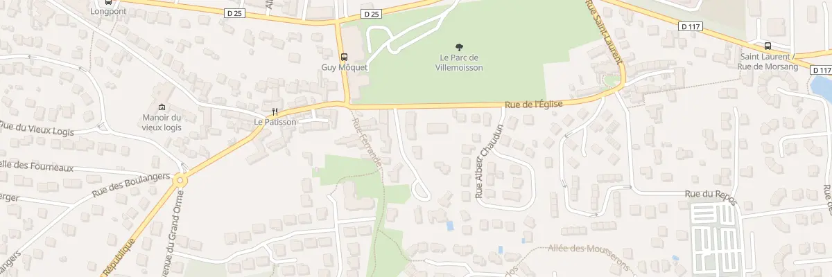 Plan du 2 Rue de l’Aubrier à Villemoisson-sur-Orge