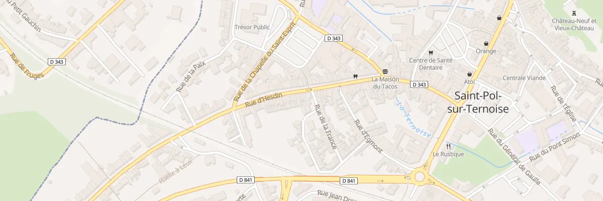 Plan du 67 Rue d’Hesdin à Saint-Pol-sur-Ternoise