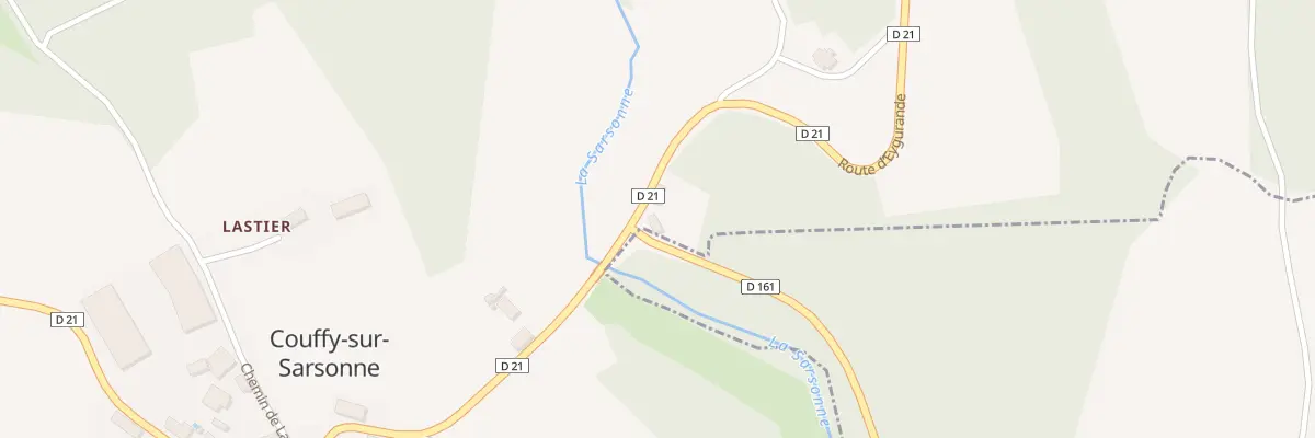 Plan du 5024 Croix de Lachaud à Couffy-sur-Sarsonne