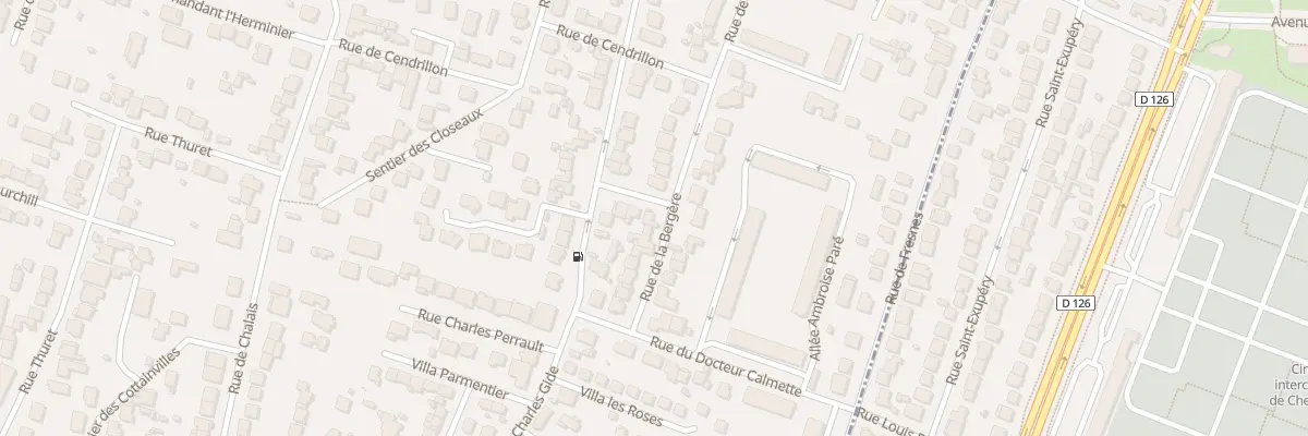 Plan du 100 Rue de la Bergère à L’Haÿ-les-Roses