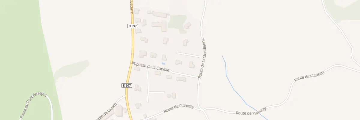 Plan du 5268 La Capelle de Lardeyrolles à Castanet