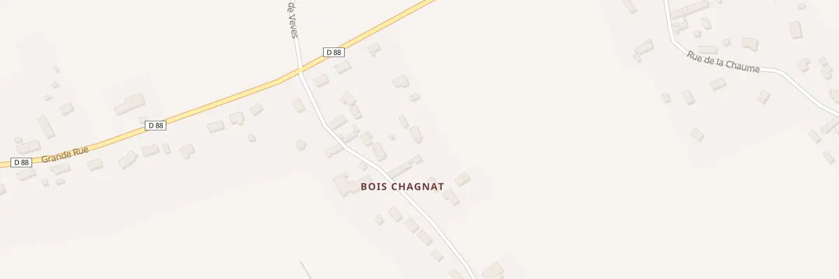 Plan du 9 Rue du Bois Chagnat à Arçay