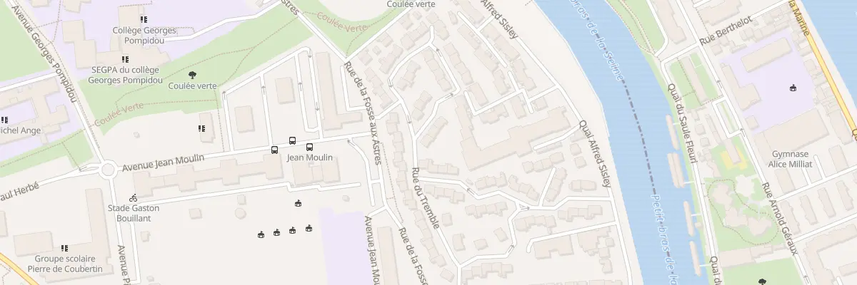 Plan du 1 Rue des Bouleaux Blancs à Villeneuve-la-Garenne