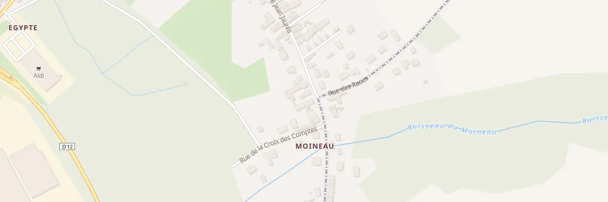 Plan du 542 Rue Jean Jaurès à Angy