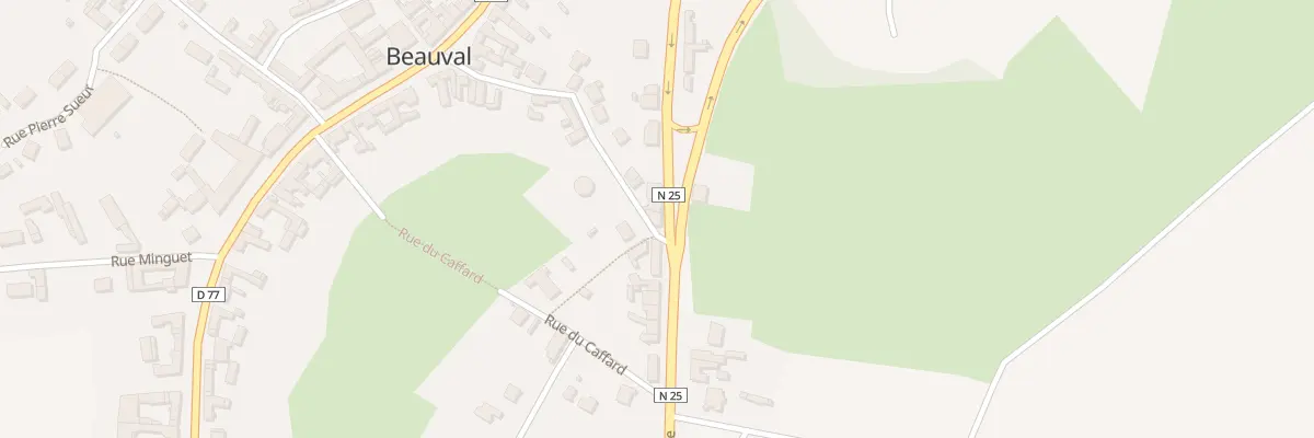 Plan du 26 Rte Nationale à Beauval