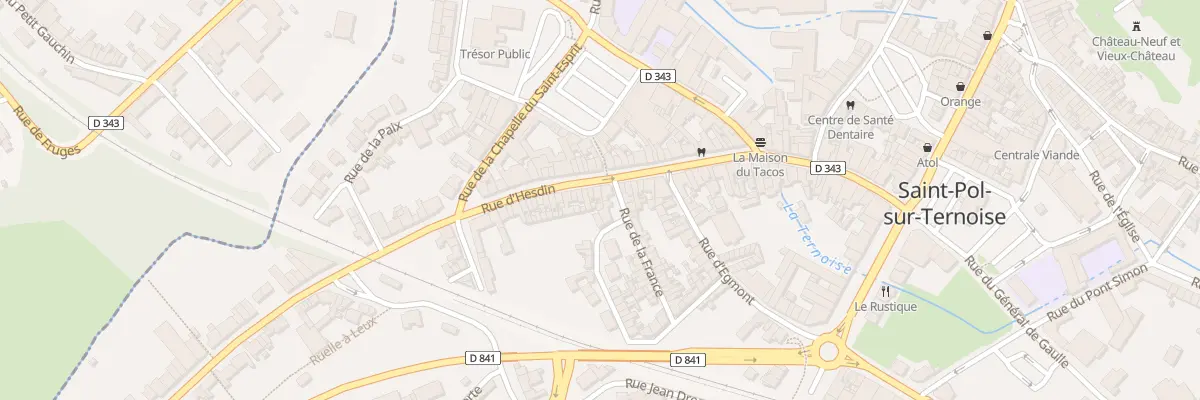 Plan du 65 Rue d’Hesdin à Saint-Pol-sur-Ternoise