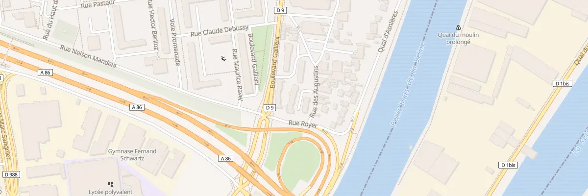 Plan du 2 All des Augustins à Villeneuve-la-Garenne