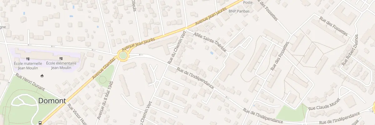 Plan du 3 Rue de l’Indépendance à Domont