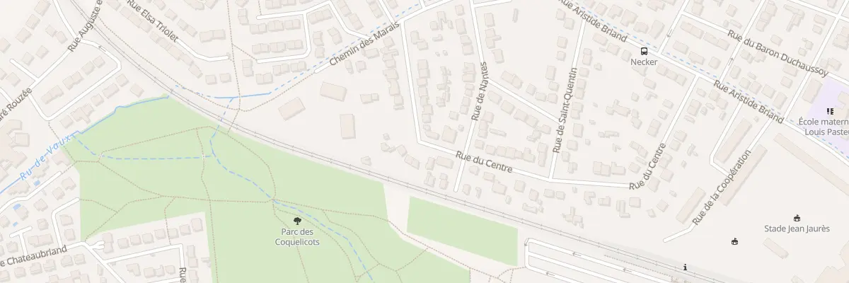 Plan du 50 Rue du Centre à Domont
