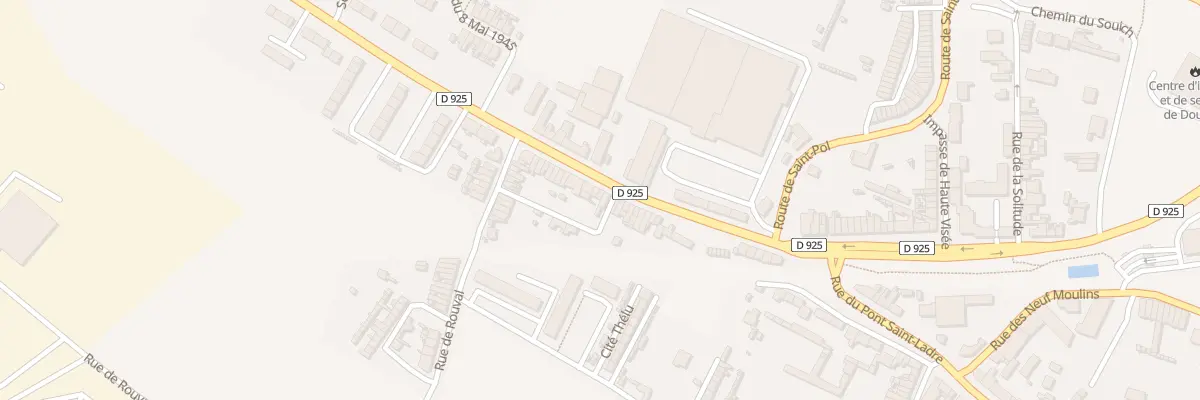 Plan du 38 Av du Général de Gaulle à Doullens