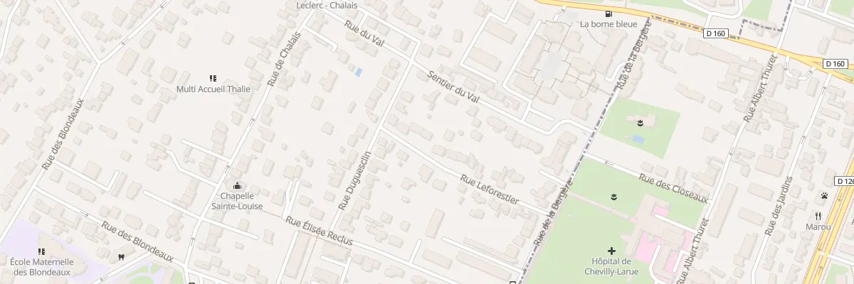 Plan du 22 Rue Leforestier à L’Haÿ-les-Roses