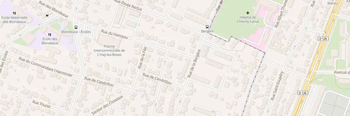 Plan du 5 Rue du Hameau à L’Haÿ-les-Roses