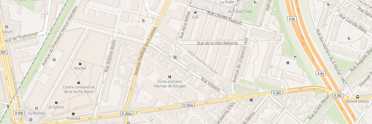 Plan du 25 Rue Voltaire à Arcueil