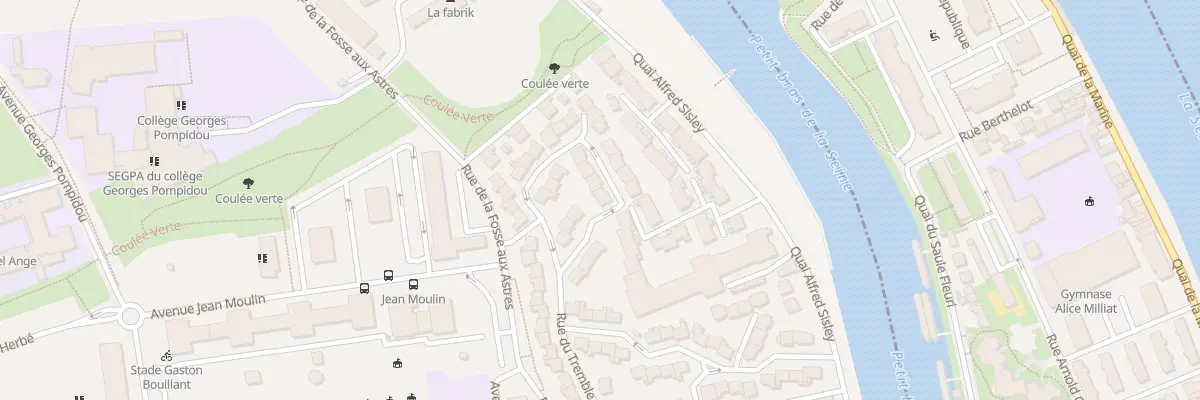 Plan du 8 Rue des Bouleaux Blancs à Villeneuve-la-Garenne