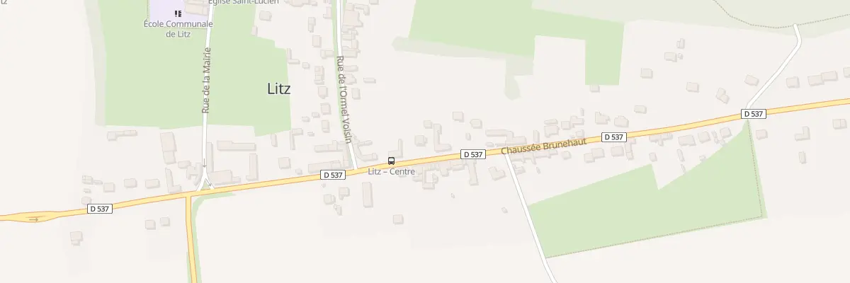 Plan du 33 Chs Brunehaut à Litz