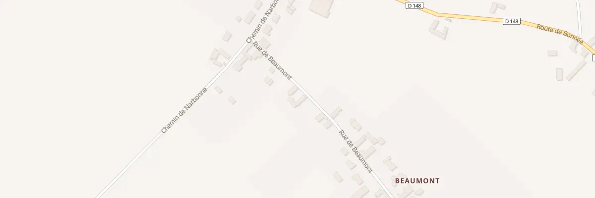 Plan du 8 Rue de Beaumont à Saint-Benoît-sur-Loire
