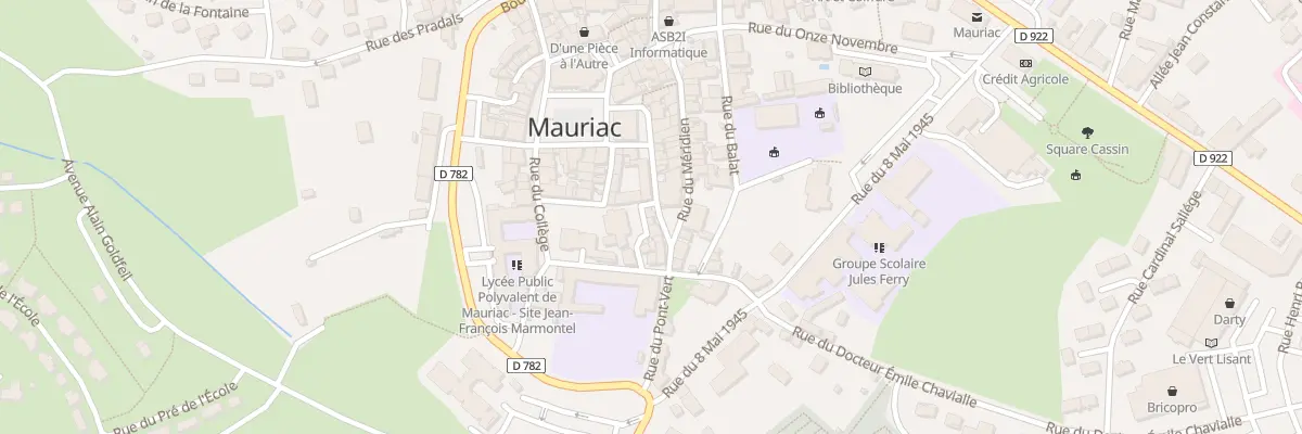 Plan du 4B Rue du Pdt Emile Delalo à Mauriac