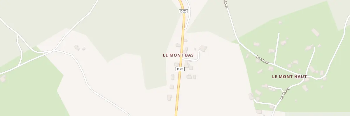 Plan du 8 Le Mont Bas à Liginiac