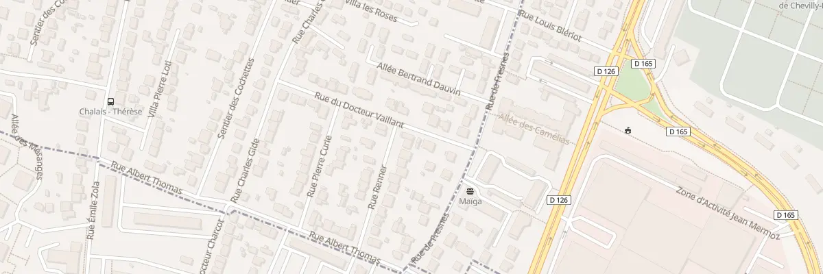 Plan du 11 Rue Doct Vaillant à L’Haÿ-les-Roses