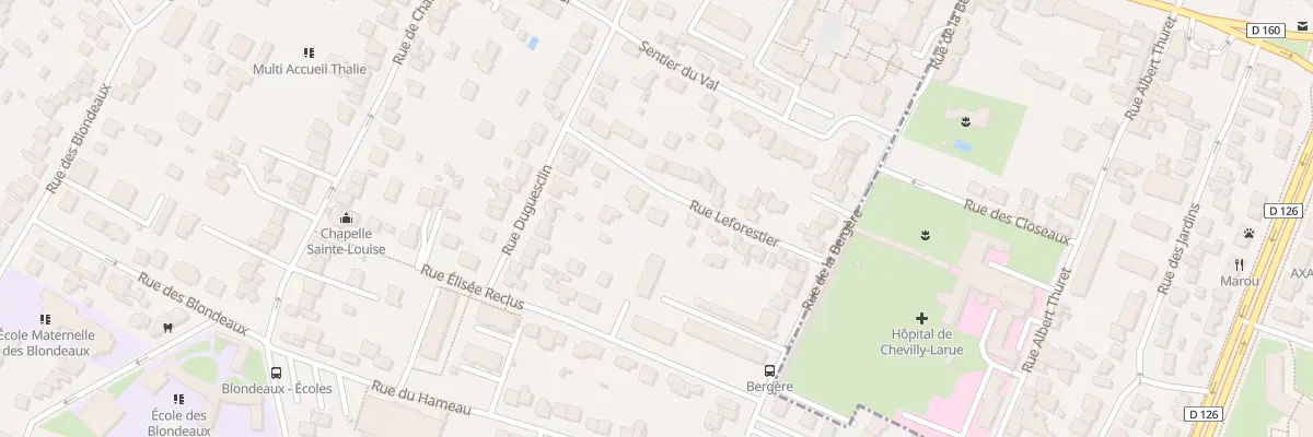 Plan du 11 Rue Leforestier à L’Haÿ-les-Roses
