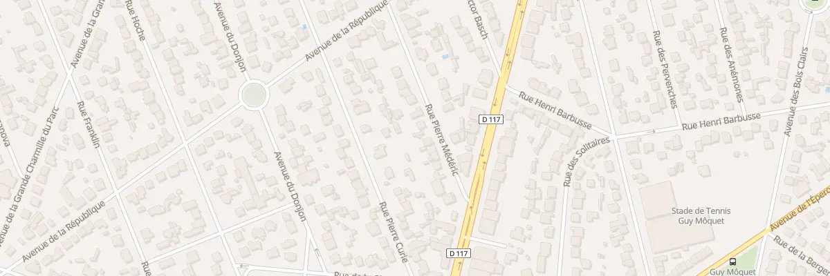 Plan du 80 Rue Pierre Mederic à Sainte-Geneviève-des-Bois