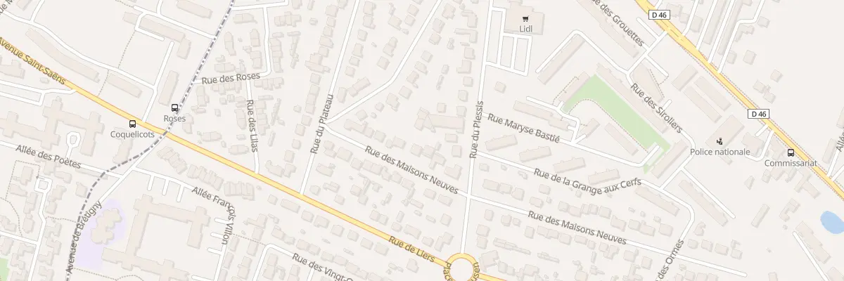 Plan du 11B Rue des Maisons Neuves à Sainte-Geneviève-des-Bois