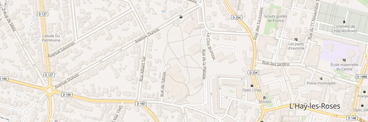 Plan du 3 Rue de la Pléiade à L’Haÿ-les-Roses