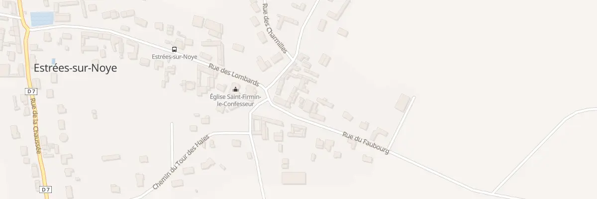 Plan du 2 Rue du Faubourg à Estrées-sur-Noye