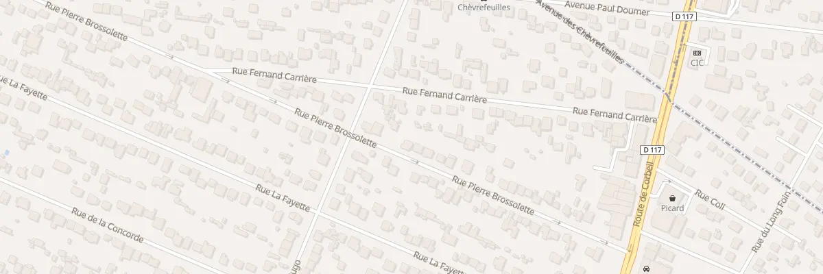 Plan du 63 Rue Pierre Brossolette à Sainte-Geneviève-des-Bois