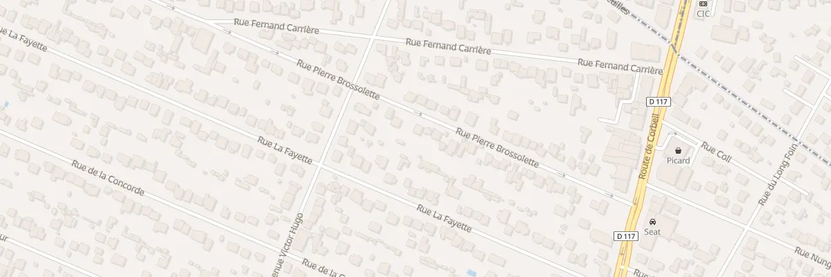 Plan du 110 Rue Pierre Brossolette à Sainte-Geneviève-des-Bois