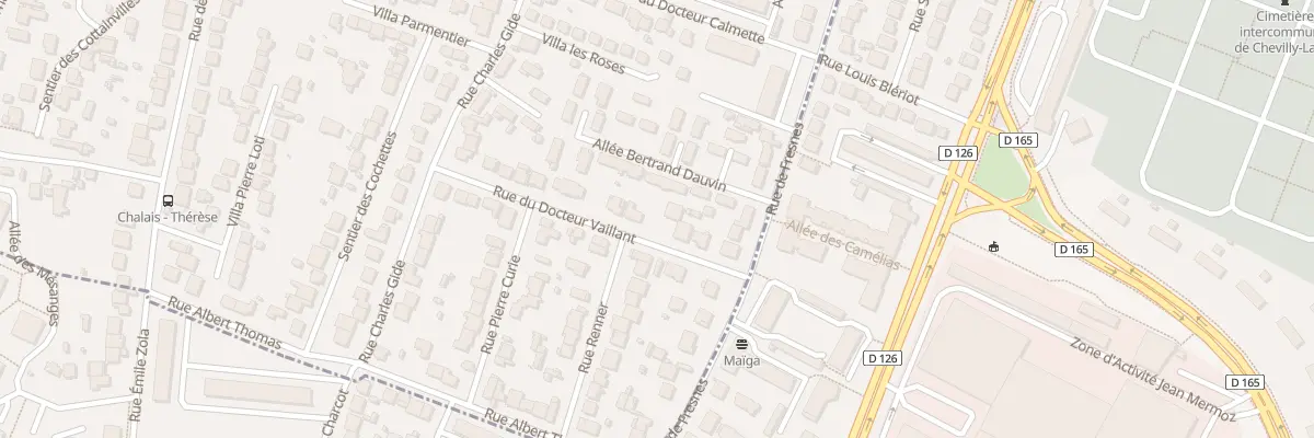 Plan du 12 Rue Doct Vaillant à L’Haÿ-les-Roses