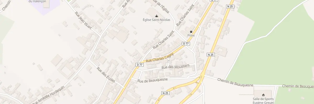 Plan du 3 Rue Charles Cagny à Beauval