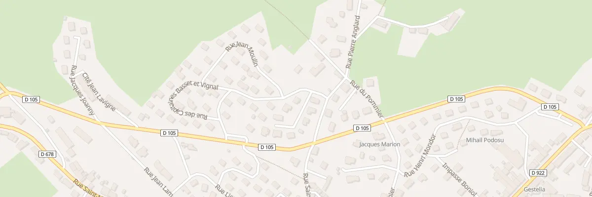 Plan du 2 Imp du Peuch à Mauriac