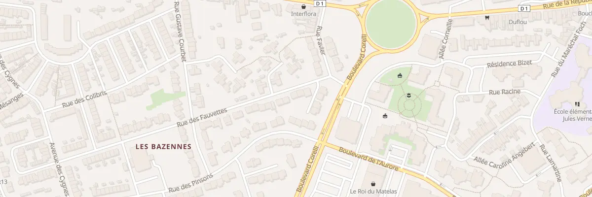 Plan du 66 Rue des Fauvettes Saint Pol à Dunkerque