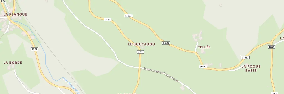 Plan du 1820 Rte des Hospitaliers à Auzits