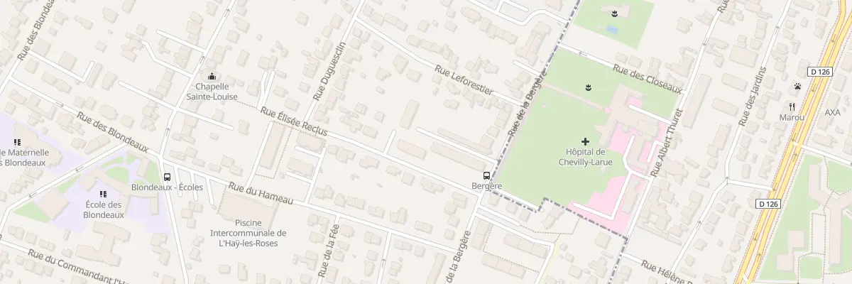 Plan du 56 Rue de la Bergère à L’Haÿ-les-Roses